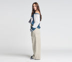 Womens Astro K Khaki Twill Pants With Hidden Stash Pocket And 26 Inch Bottom Leg Opening