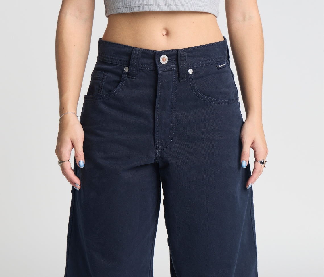 Astro K 26 Inch Navy Twill Pants With Hidden Stash Pocket And 26 Inch Bottom Leg Opening