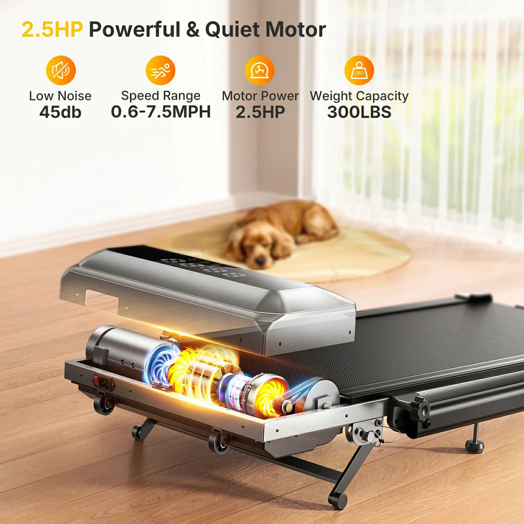 Toputure TP6 Portable Home Treadmill 12 Percent Incline