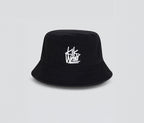 Trademark Twill Bucket Hat Black One Size Stacked Twill Hat for Men and Women Outdoor Casual