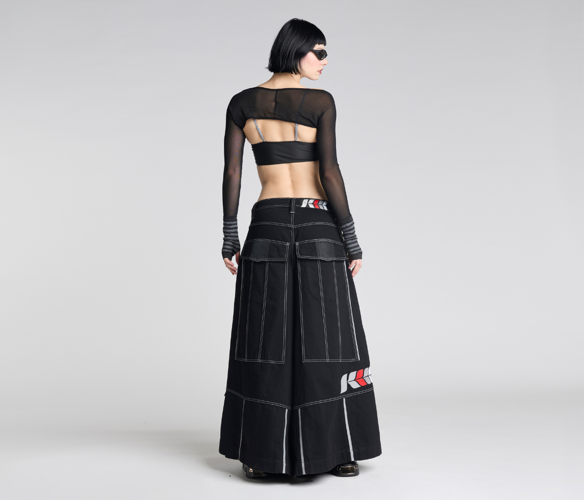 W 69ERS 69 Inch Super Black Rinse Denim Jeans With Bottom Leg Opening And Durable Comfort Fit