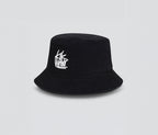 Trademark Twill Bucket Hat Black One Size Stacked Twill Hat for Men and Women Outdoor Casual