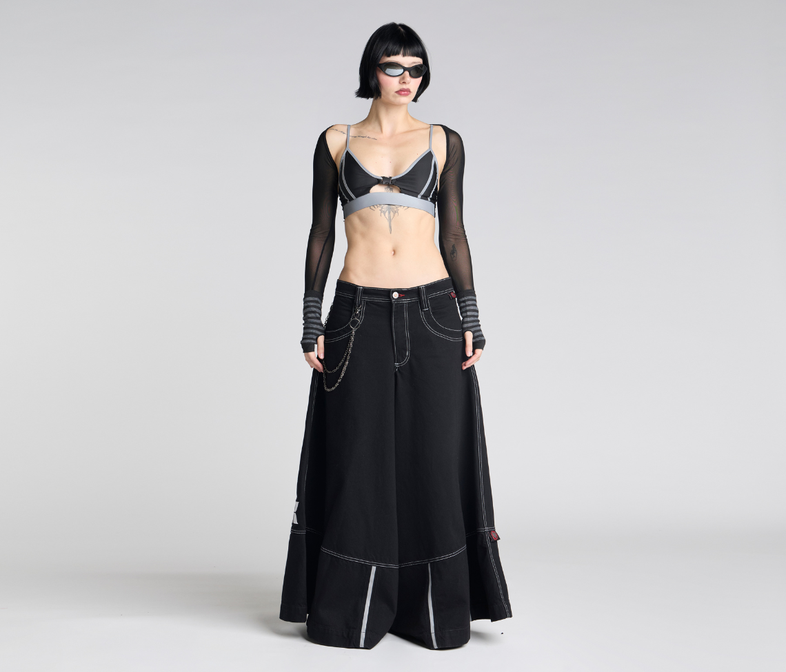 W 69ERS 69 Inch Super Black Rinse Denim Jeans With Bottom Leg Opening And Durable Comfort Fit