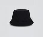 Trademark Twill Bucket Hat Black One Size Stacked Twill Hat for Men and Women Outdoor Casual