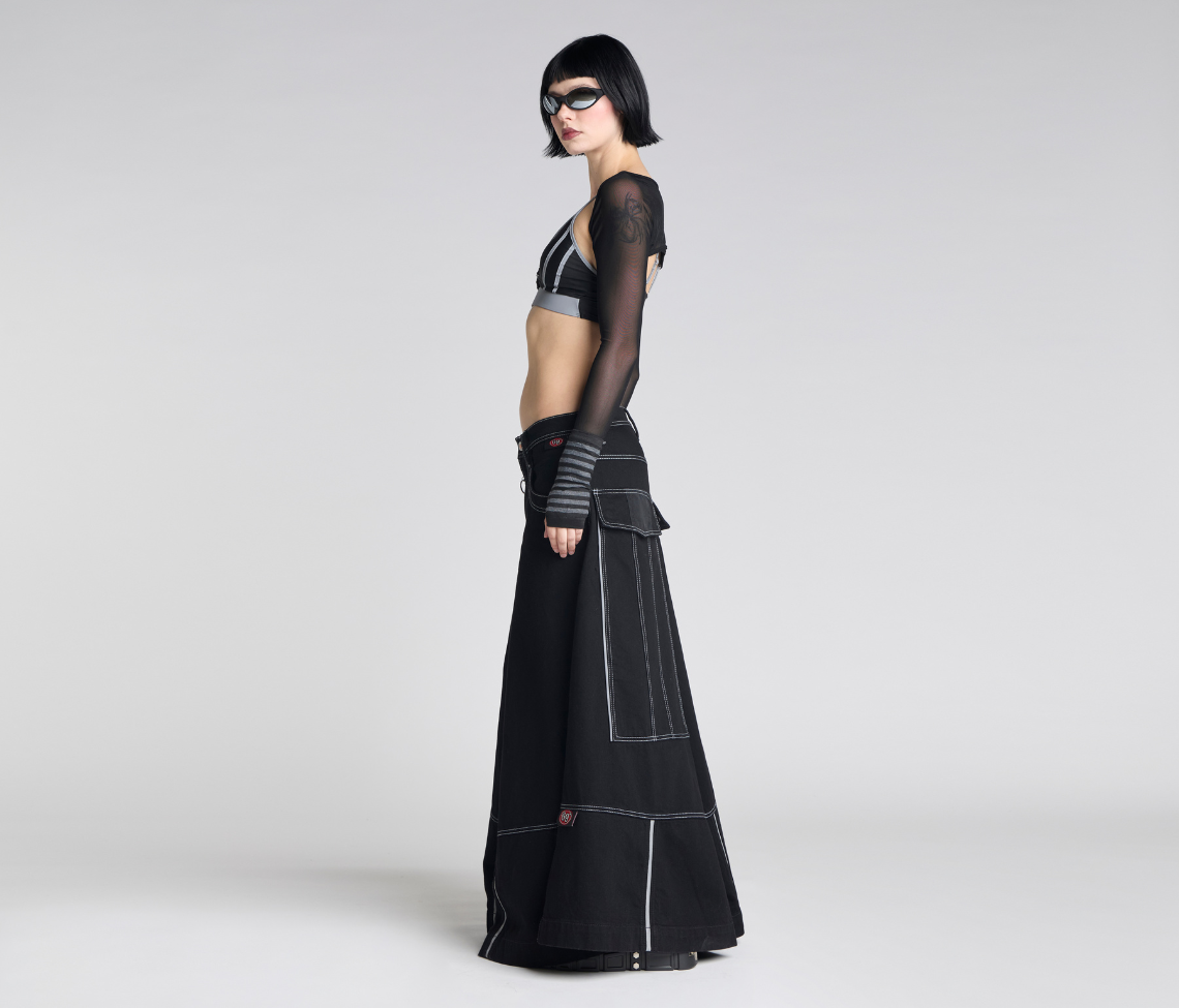 W 69ERS 69 Inch Super Black Rinse Denim Jeans With Bottom Leg Opening And Durable Comfort Fit