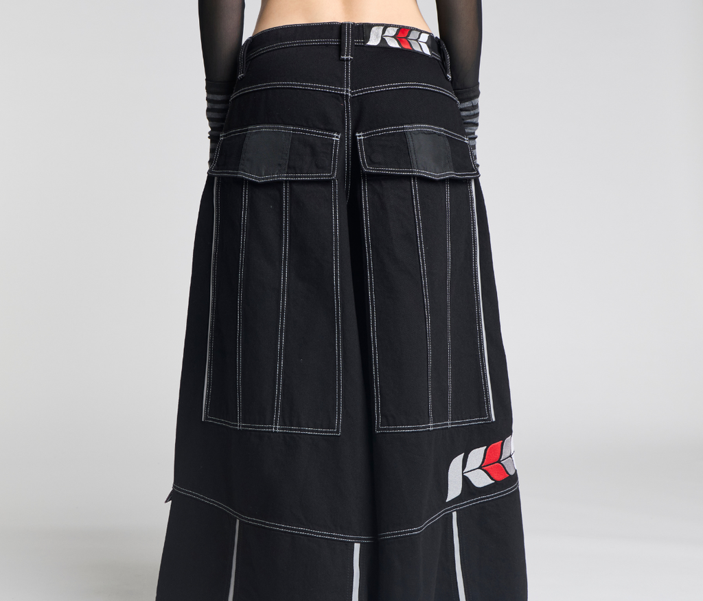 W 69ERS 69 Inch Super Black Rinse Denim Jeans With Bottom Leg Opening And Durable Comfort Fit