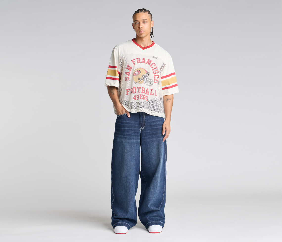 Planet K Jeans Azul Dark Wash 26 Inch Bottom Leg Opening With Hidden Stash Pocket