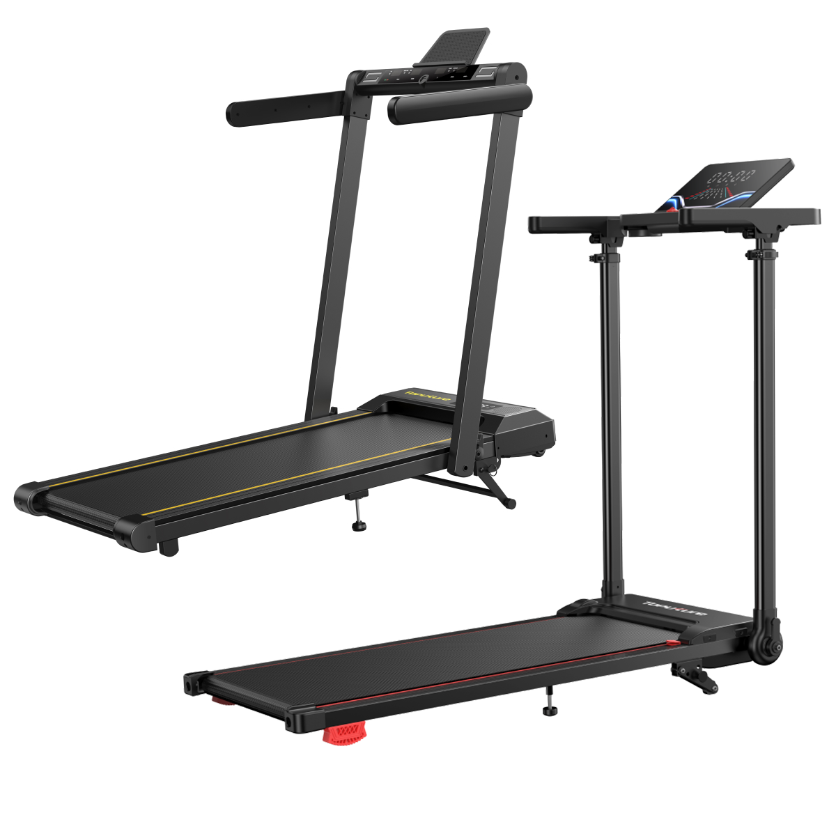 Together In Sync TP5 TP7 Treadmills Bundle For Home Gym Cardio Training And Wellness