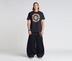Reflektive K Hole 26 Inch Super Black Rinse Pants With Hidden Stash Pocket And Reflective Embroidery