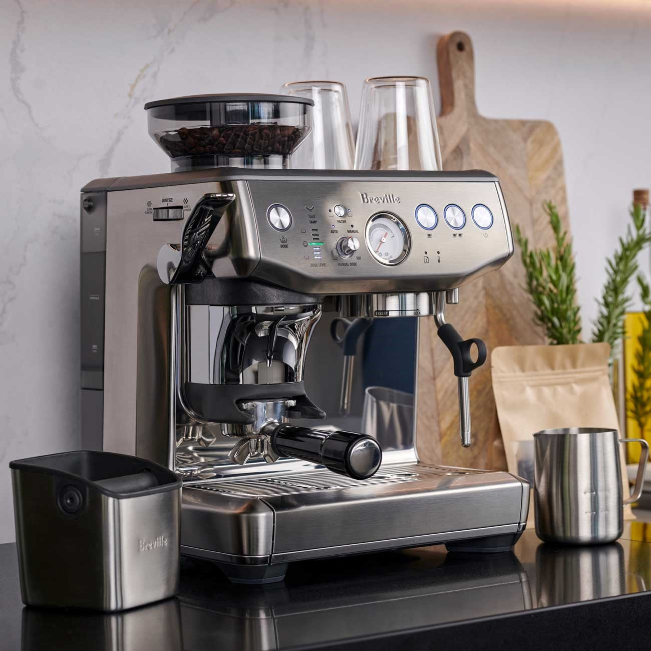 BREVILLE Barista Express Impress - Sea Salt