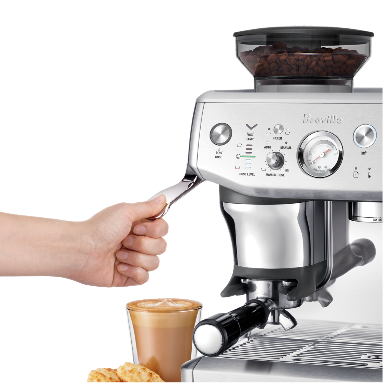 BREVILLE Barista Express Impress - Brushed Stainless Steel
