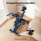 Toputure TEB2 Exercise Bike With Heart Rate Monitor