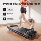 Toputure TP4 Foldable Incline Treadmill 9 Percent Incline 2.5 HP Motor Dual Display App Tracking