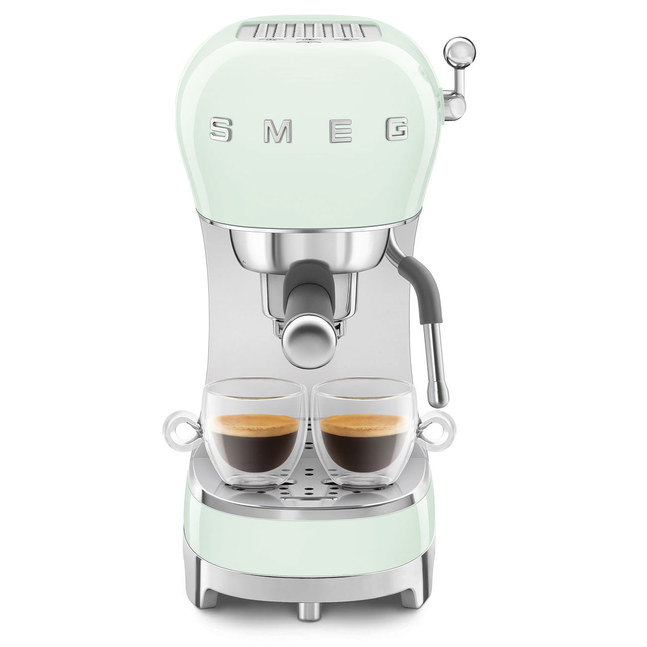 SMEG ECF02 Espresso Maker - Pastel Green