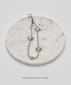 Silver Chrome Hearts Charm