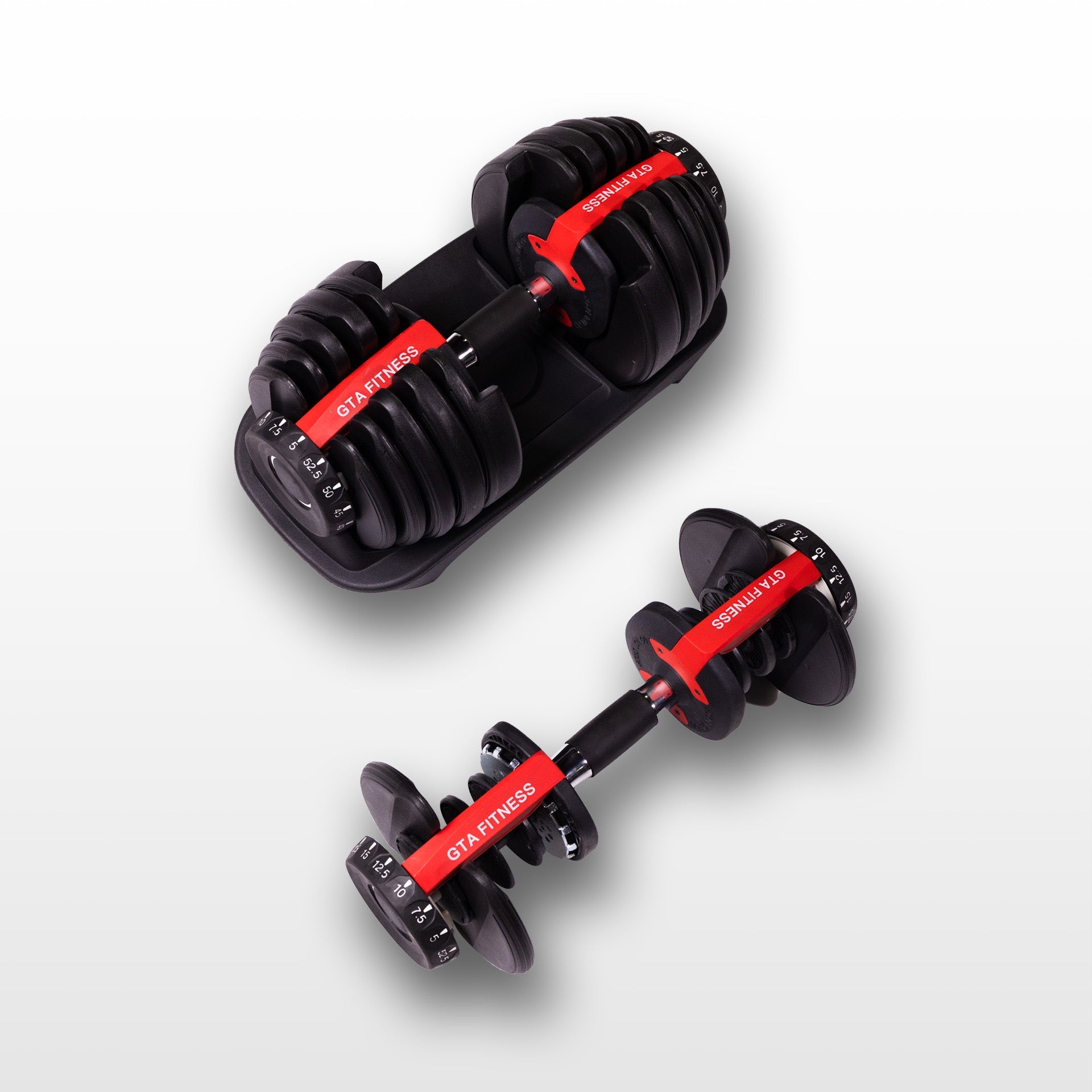 Adjustable Dumbbells (5-52.5lbs Set of 2)