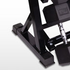 5-100 Lb Hex Dumbbell Set with 2 Stands