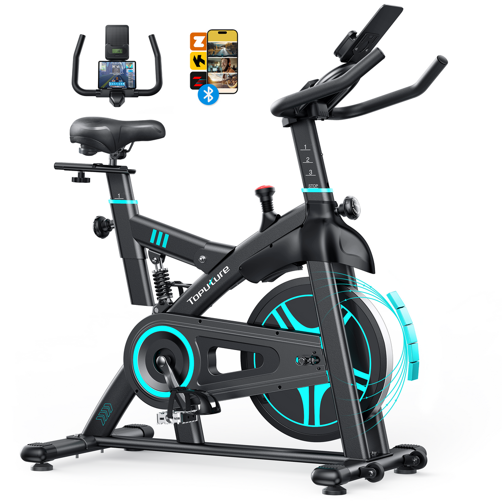 Toputure TEB2 Exercise Bike With Heart Rate Monitor