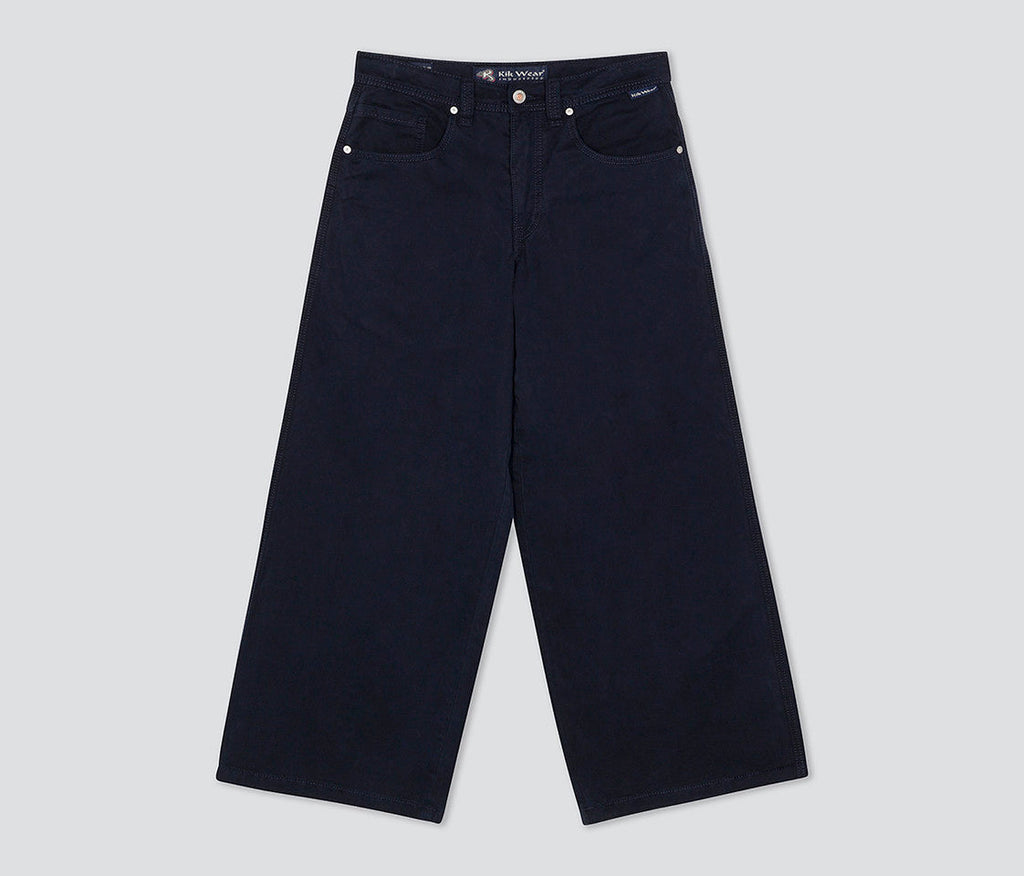 Astro K 26 Inch Navy Twill Pants With Hidden Stash Pocket And 26 Inch Bottom Leg Opening