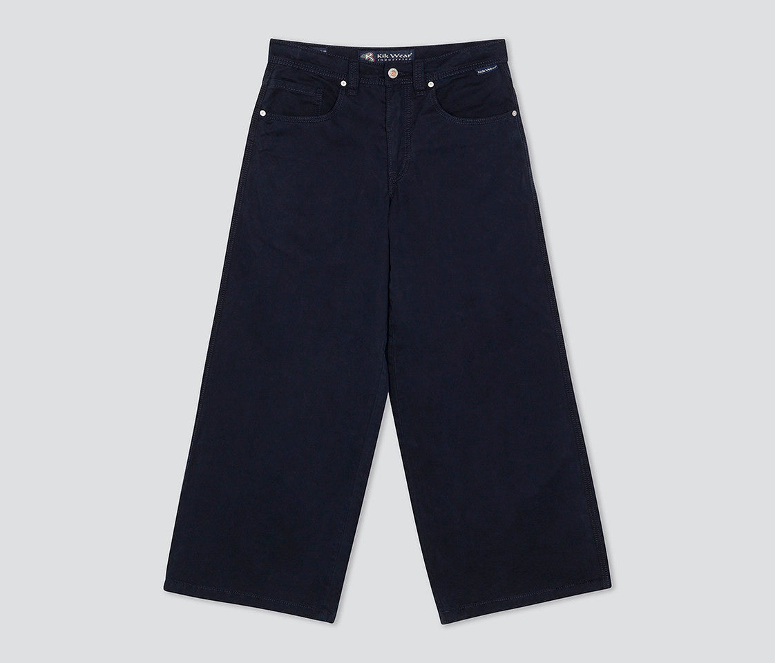 Astro K 26 Inch Navy Twill Pants With Hidden Stash Pocket And 26 Inch Bottom Leg Opening