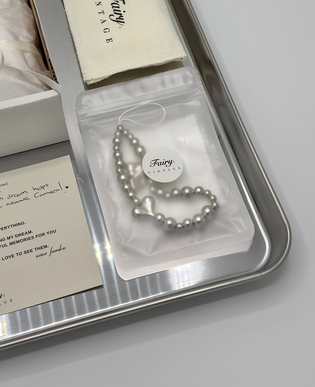 Silver Chrome Hearts Charm