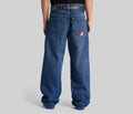 Epik Chill 23 Inch Azul Dark Wash Denim Jeans With Bottom Leg Opening For Comfortable Everyday Wear