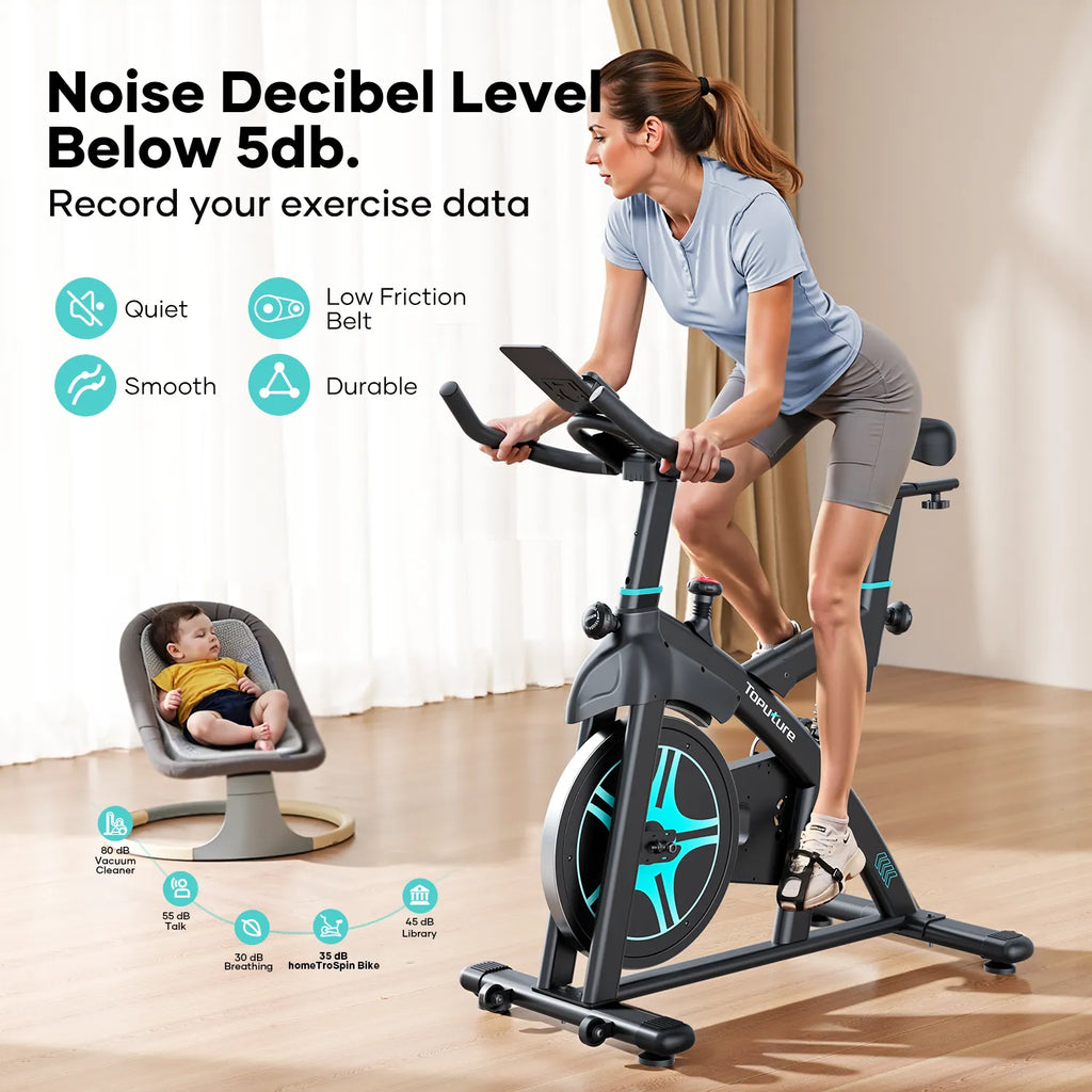 Toputure TEB2 Exercise Bike With Heart Rate Monitor