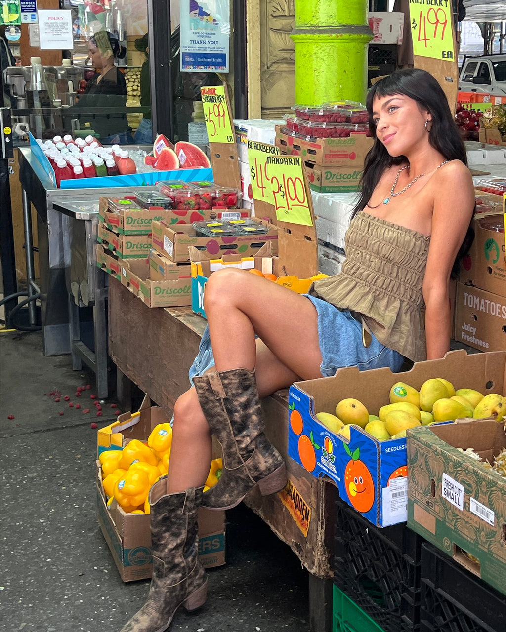 ALBANY BROWN DISTRESSED