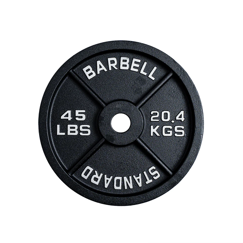 275lbs Iron Weight Set Combo With Olympic Barbell