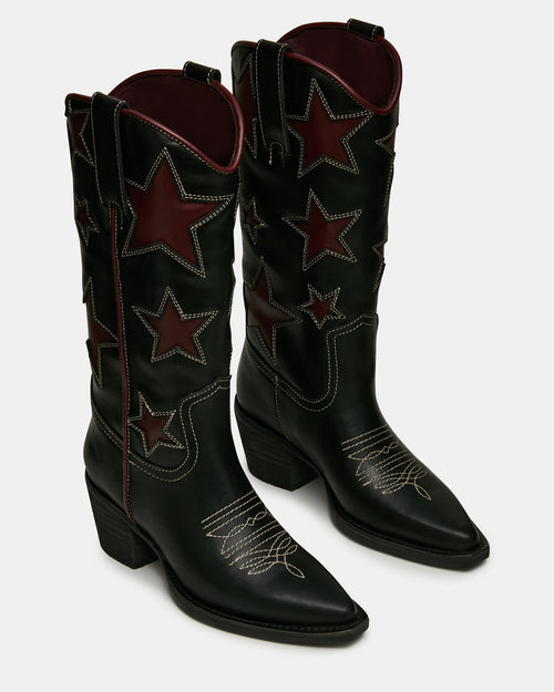 ALBANY STAR BLACK RED