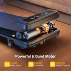 Toputure TP3 Portable Walking Pad 9% Incline 2.5HP Quiet Under 45dB LED Touch Display Remote App