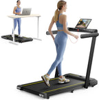 Toputure TP5 2 In 1 Folding Treadmill 12 Percent Incline Two Point Five HP Motor Bluetooth Speaker