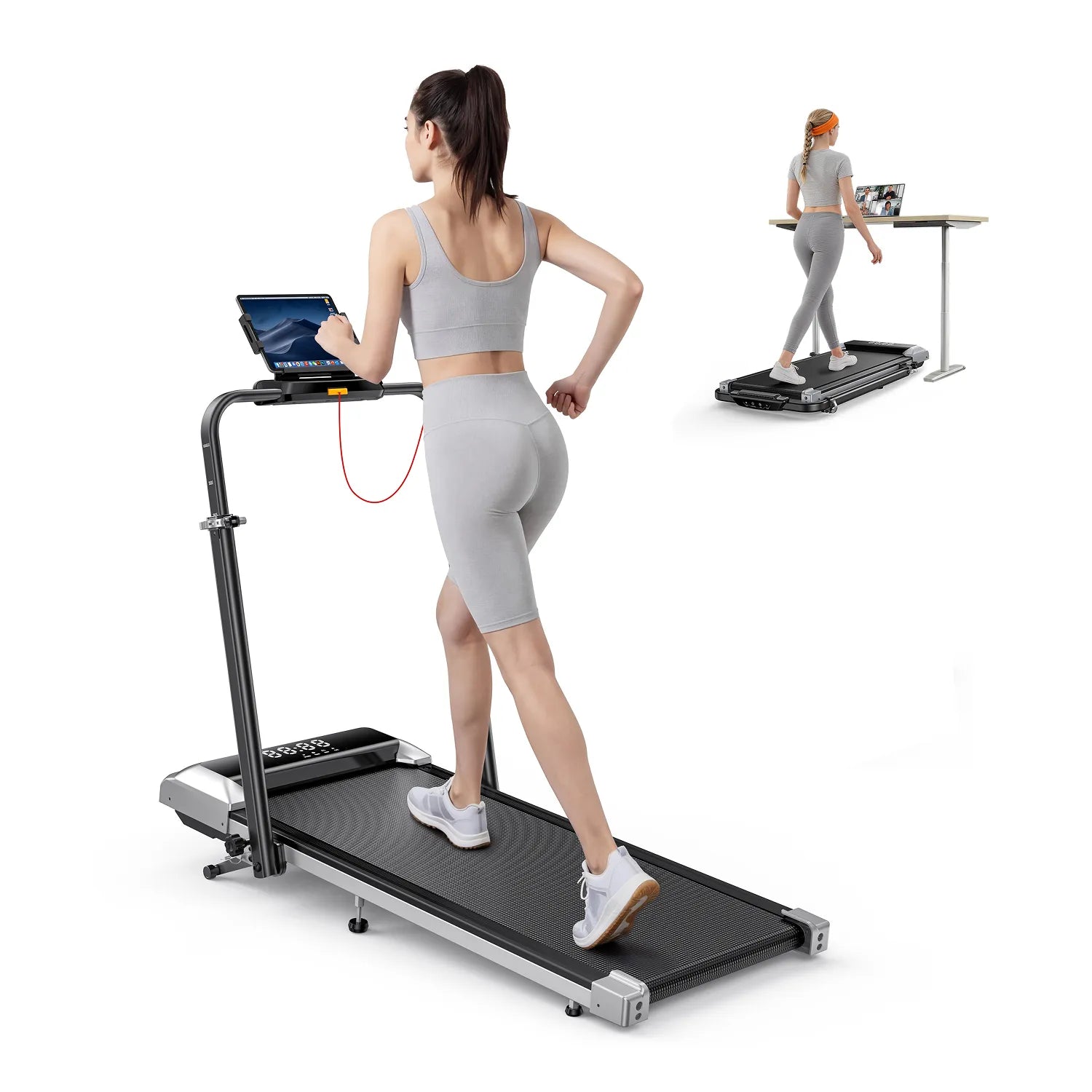 Toputure TP6 Portable Home Treadmill 12 Percent Incline