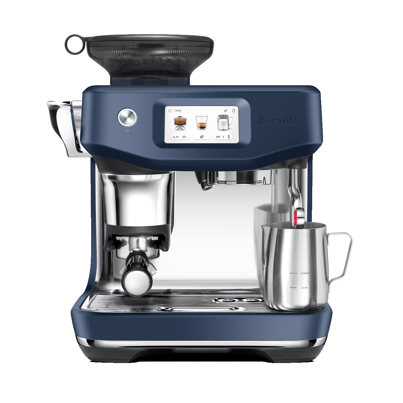 BREVILLE Barista Touch Impress Espresso Machine - Damson Blue