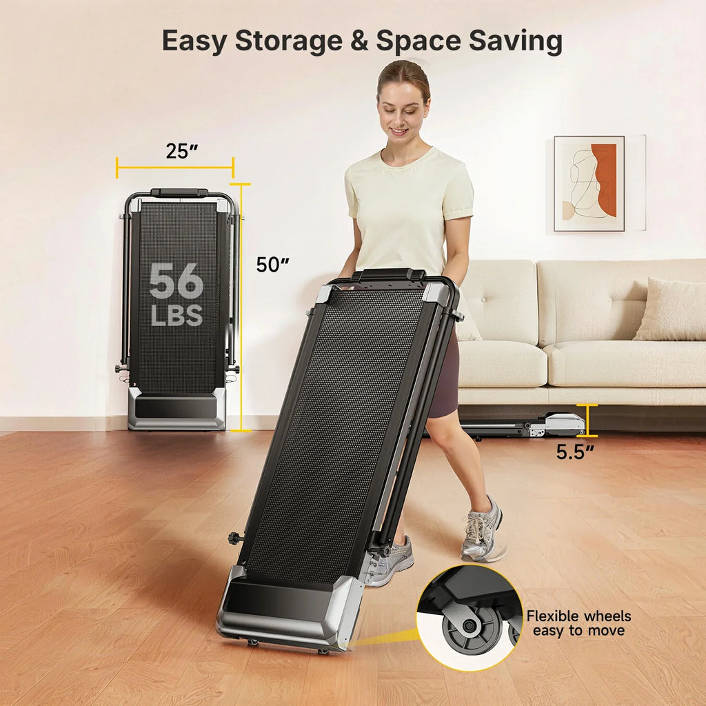 Toputure TP6 Portable Home Treadmill 12 Percent Incline