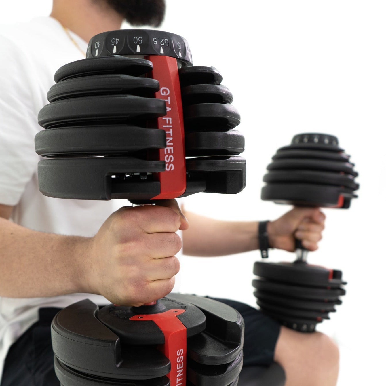 Adjustable Dumbbells (5-52.5lbs Set of 2)