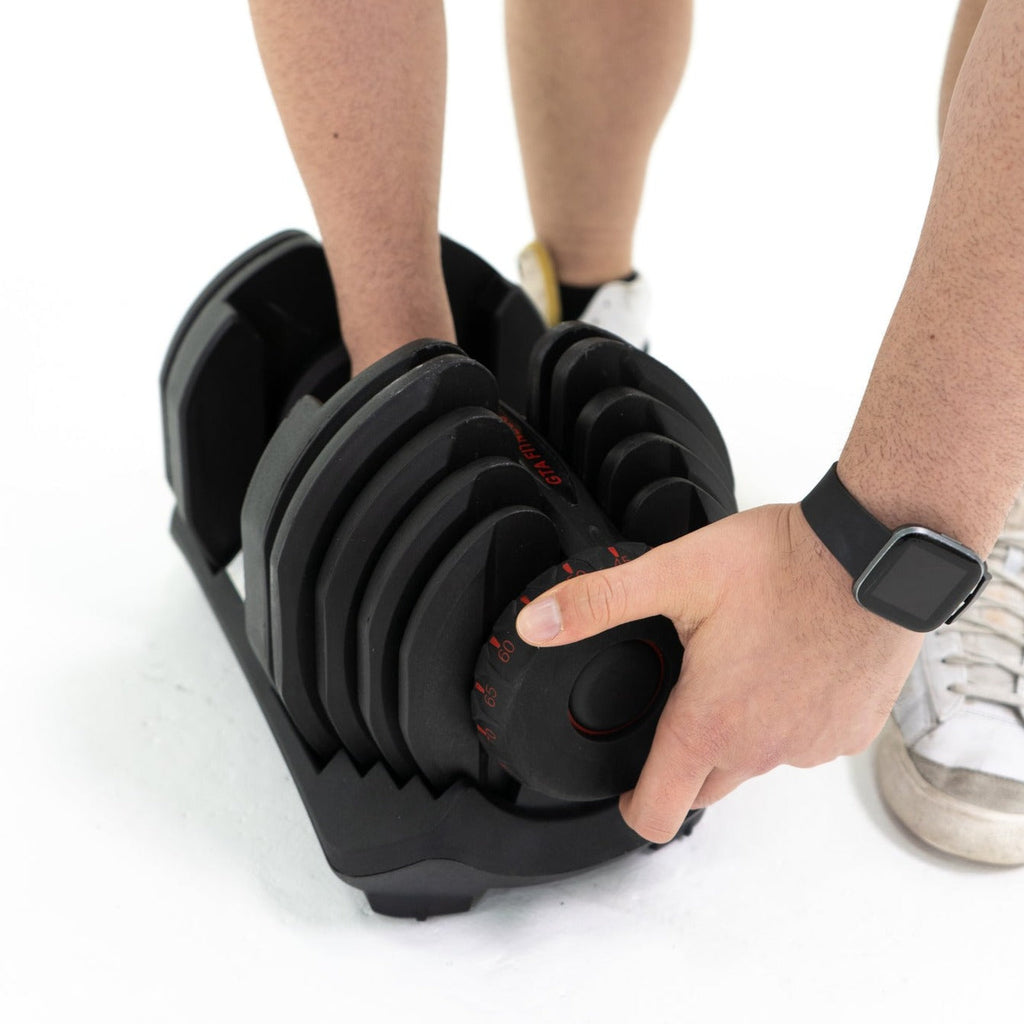 Adjustable Dumbbells (10-90lbs Set of 2)