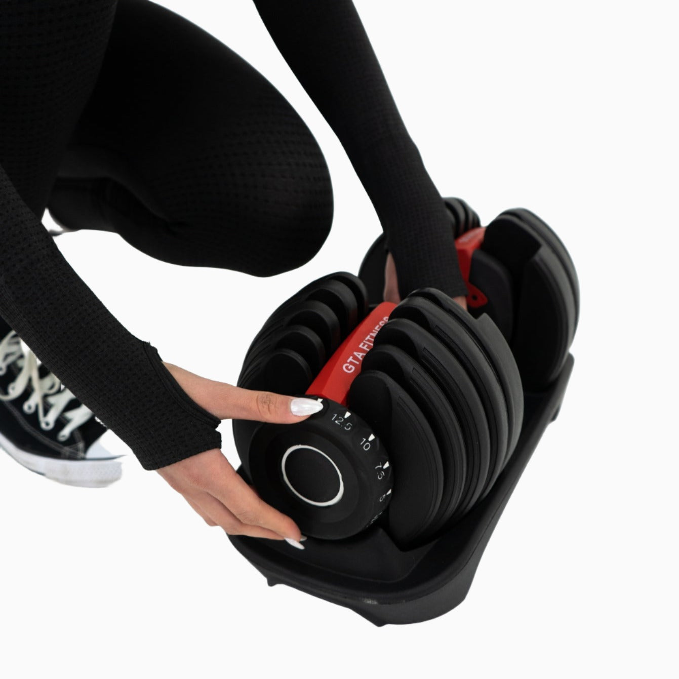 Adjustable Dumbbells (5-52.5lbs Set of 2)