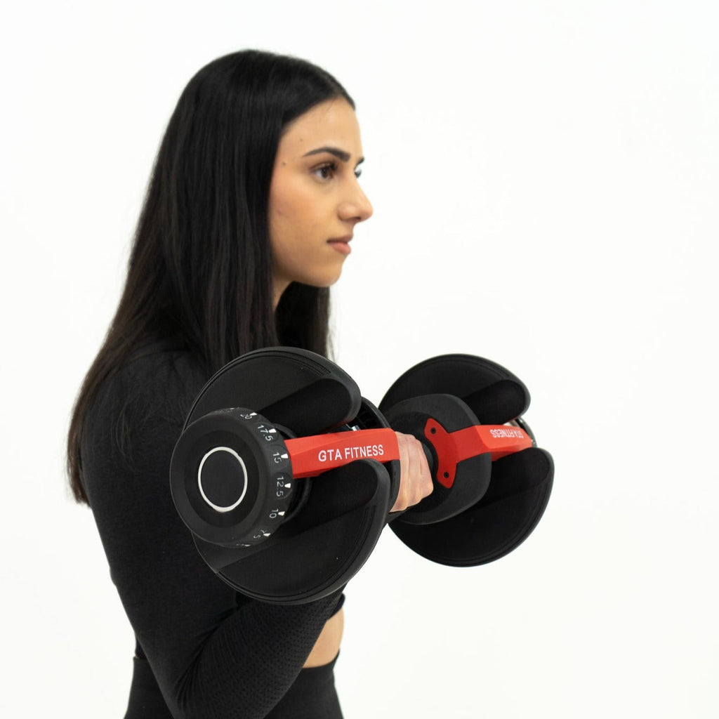 Adjustable Dumbbells (5-52.5lbs Set of 2)