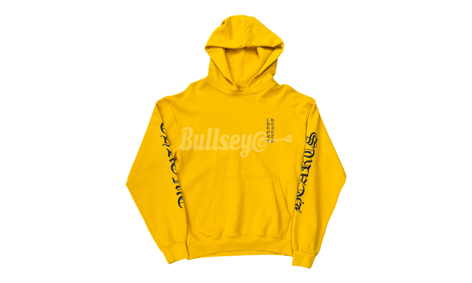 Chrome Hearts Script Logo Yellow Hoodie