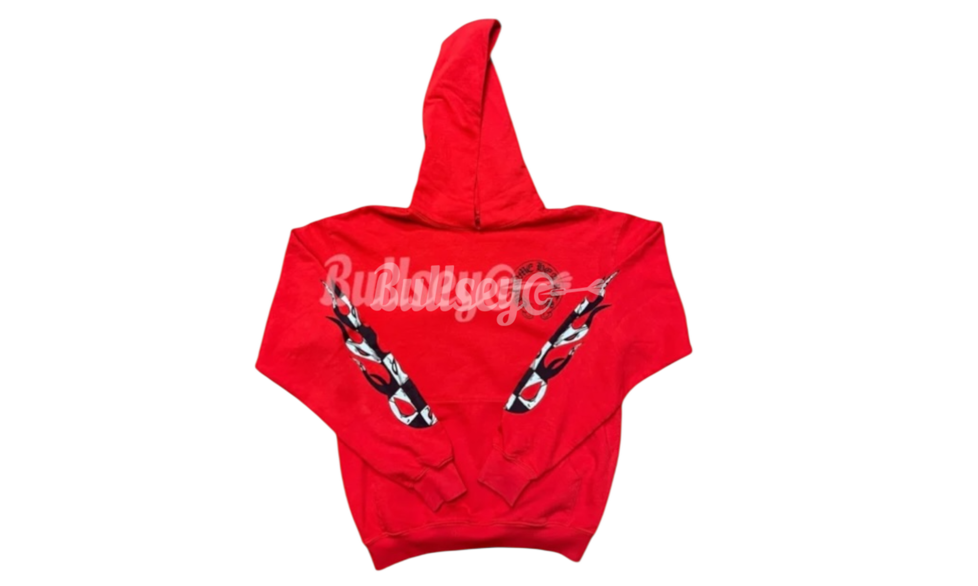 Chrome Hearts Matty Boy Chomper Flag Red Hoodie