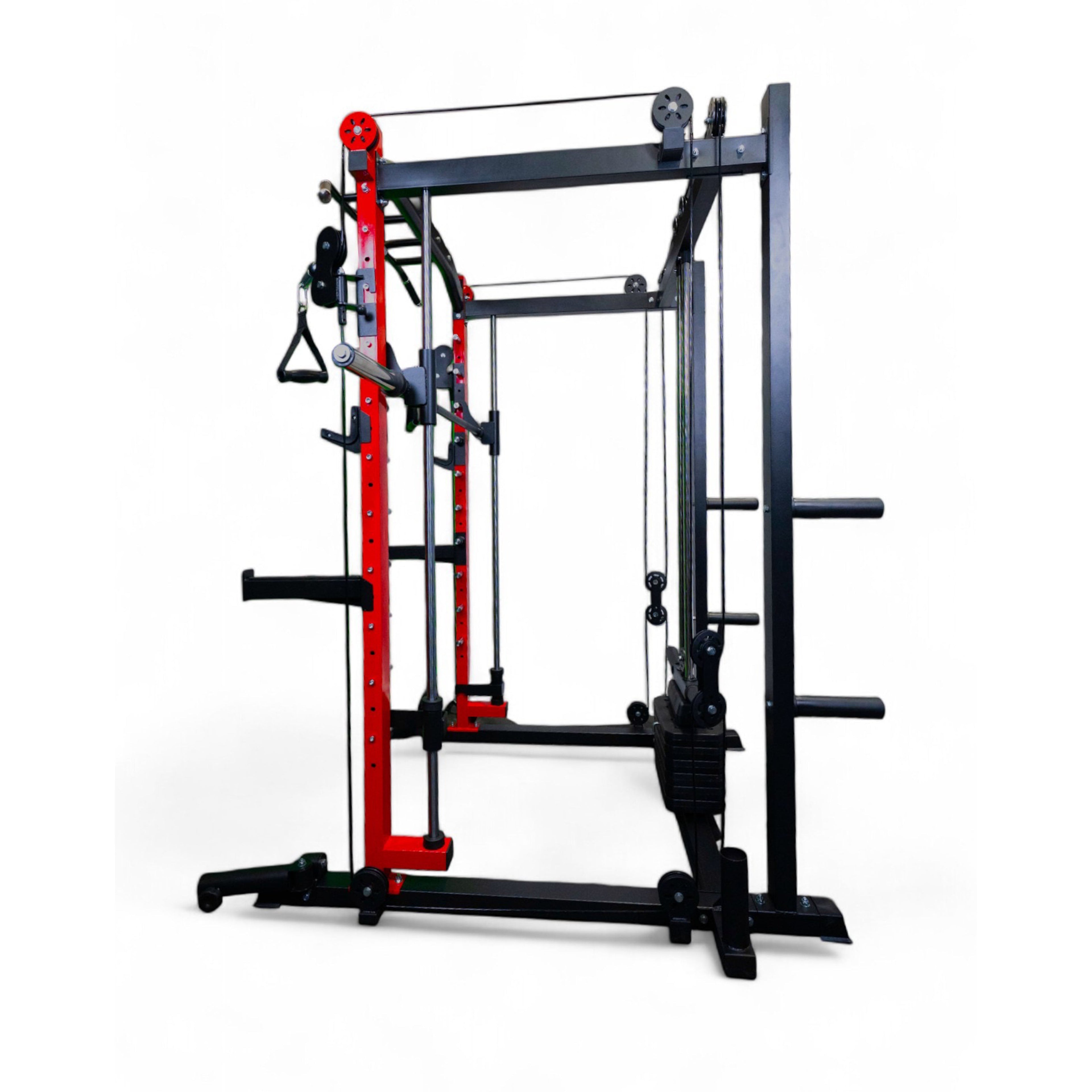 All-in-one Smith Machine with 75 LB or 150 LB Weight Stack