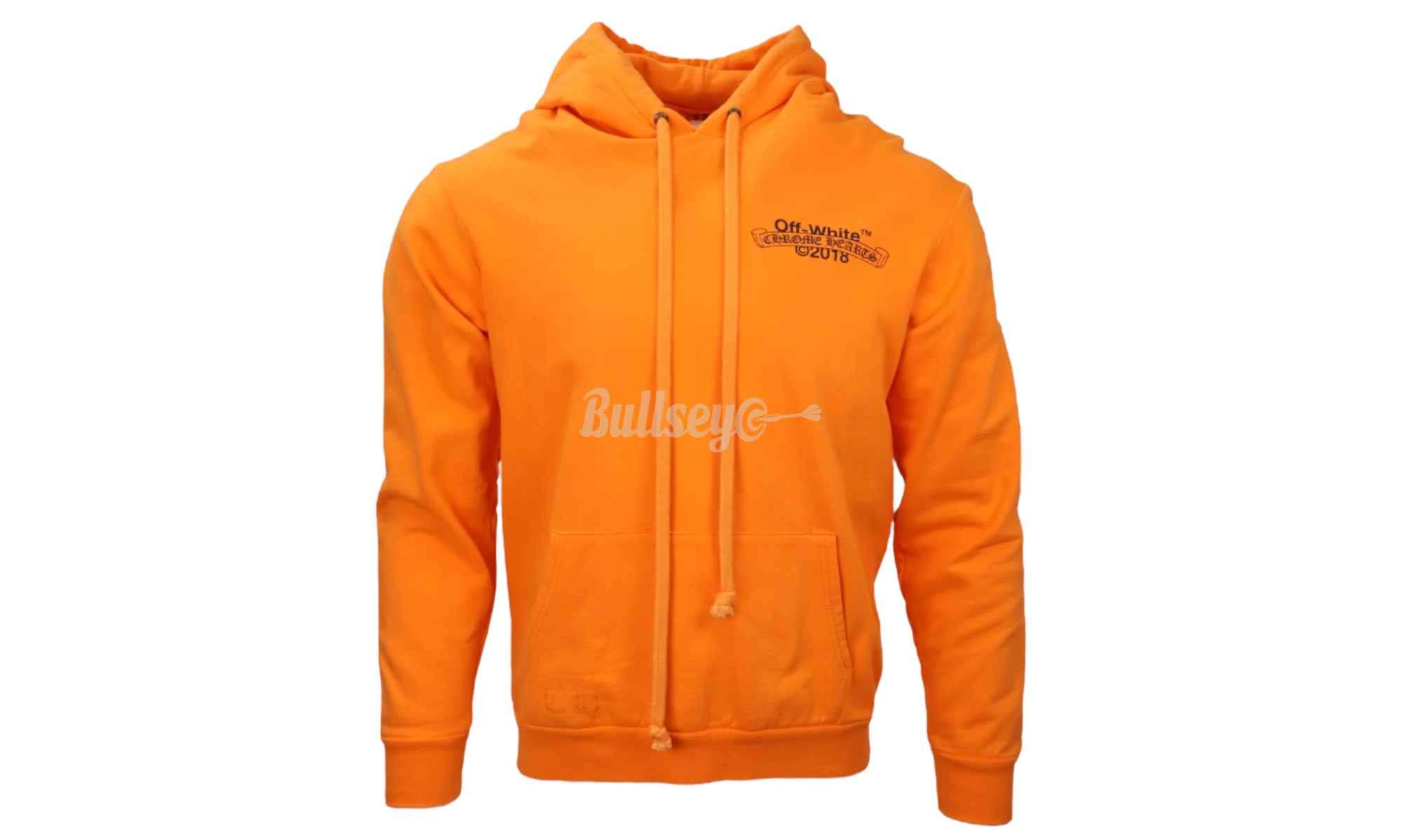 Chrome Hearts x Off-White Scroll Orange Hoodie